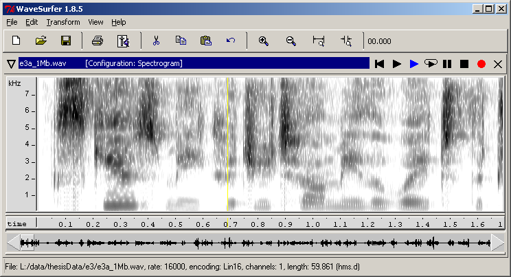 greyscale spectrogram