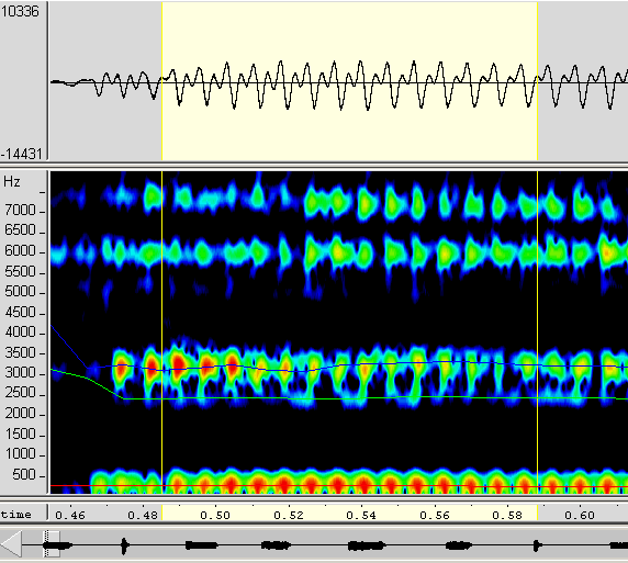 periodicity & vertical striations as indicators of voicing